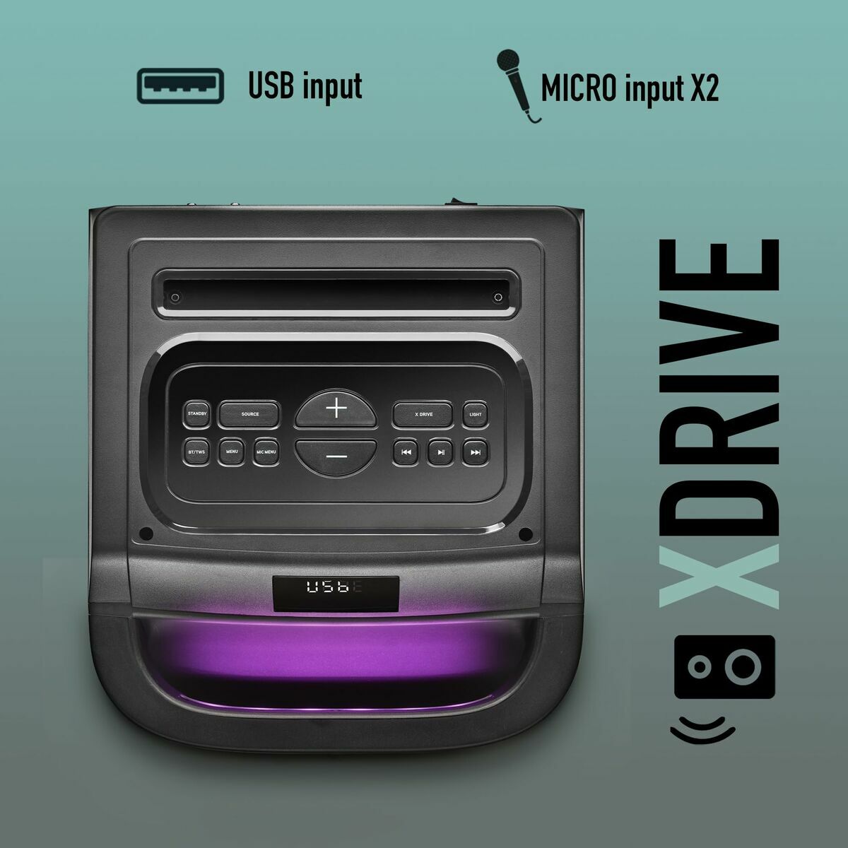 Altavoz Bluetooth Portátil NGS WILDSPACE2 Negro