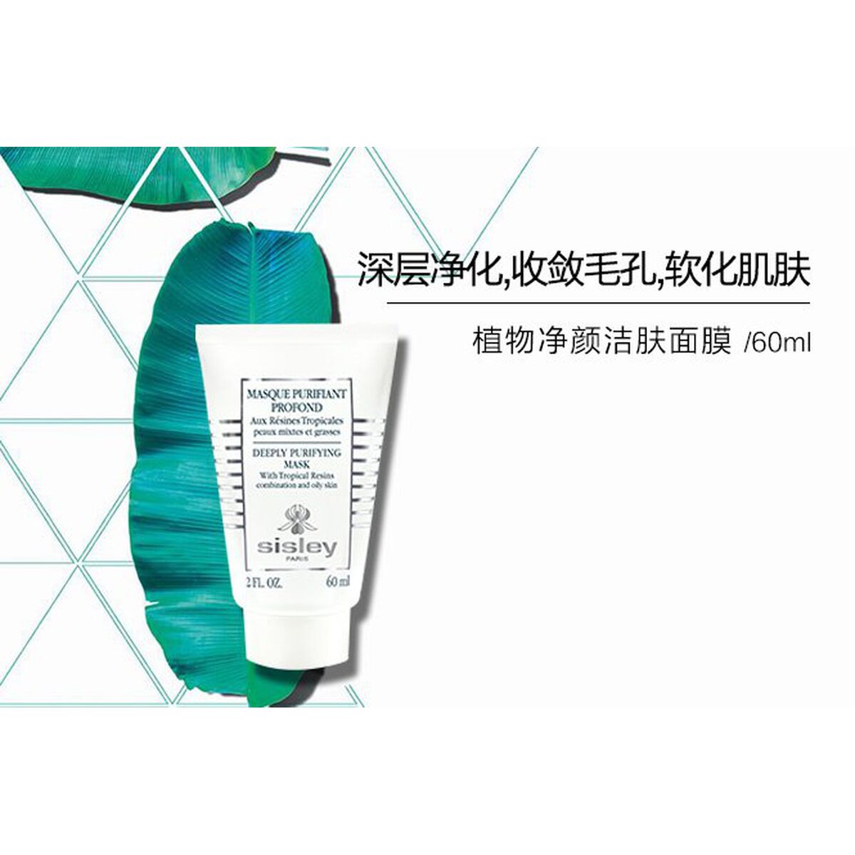 Mascarilla Purificante Sisley Masque Purifiant Profond Aux Résines Tropicales 60 60 ml