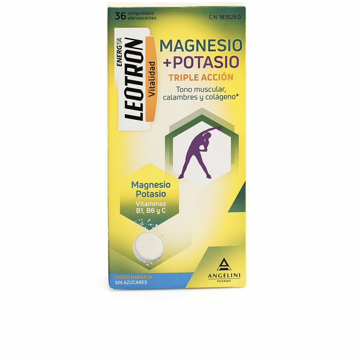 Complemento Alimenticio Leotron Magnesio Potasio 30 unidades