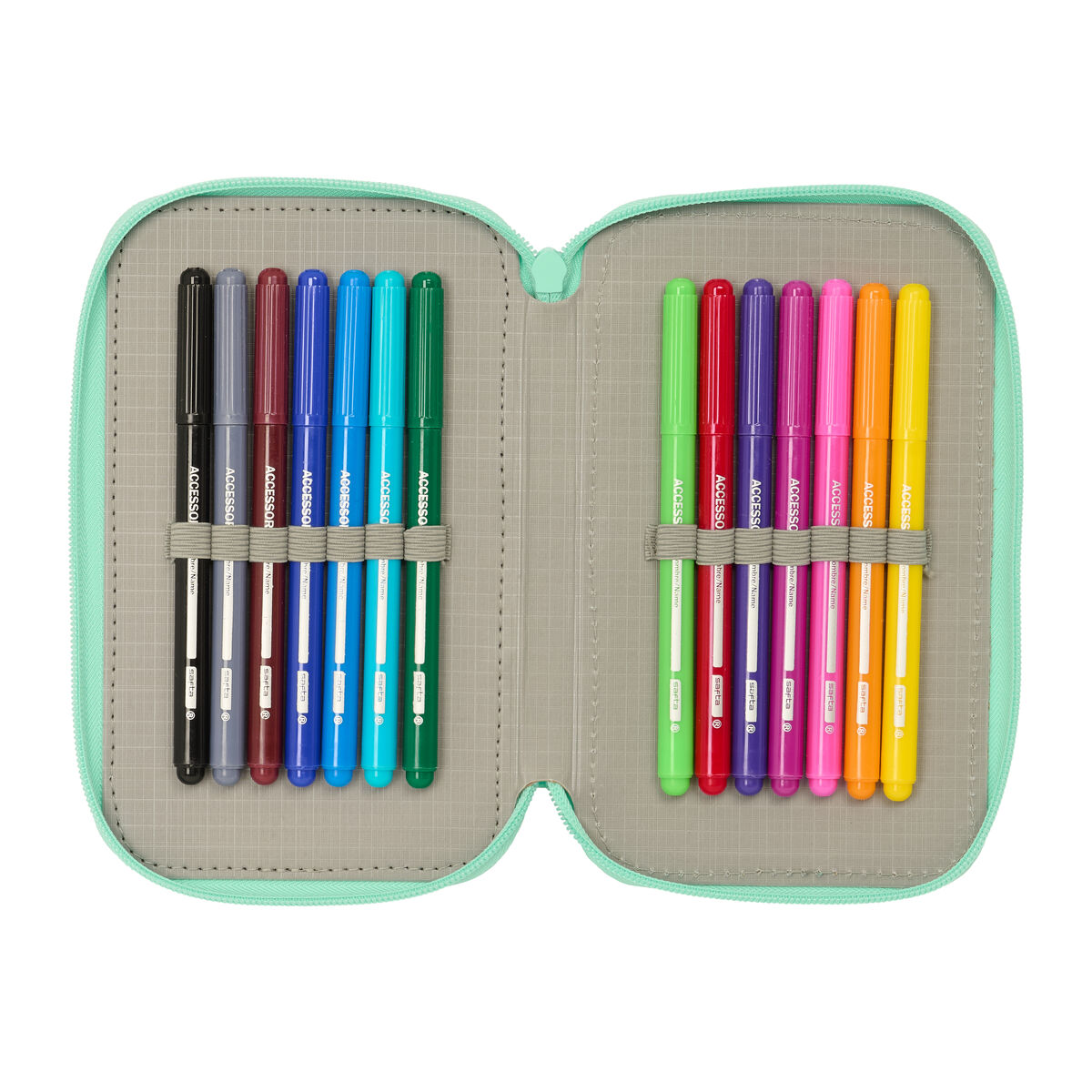 Portatodo Safta Cuore Menta 12,5 x 19,5 x 5,5 cm 37 Piezas