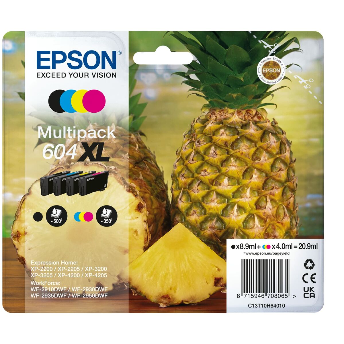 Cartucho de Tinta Original Epson 604XL Negro