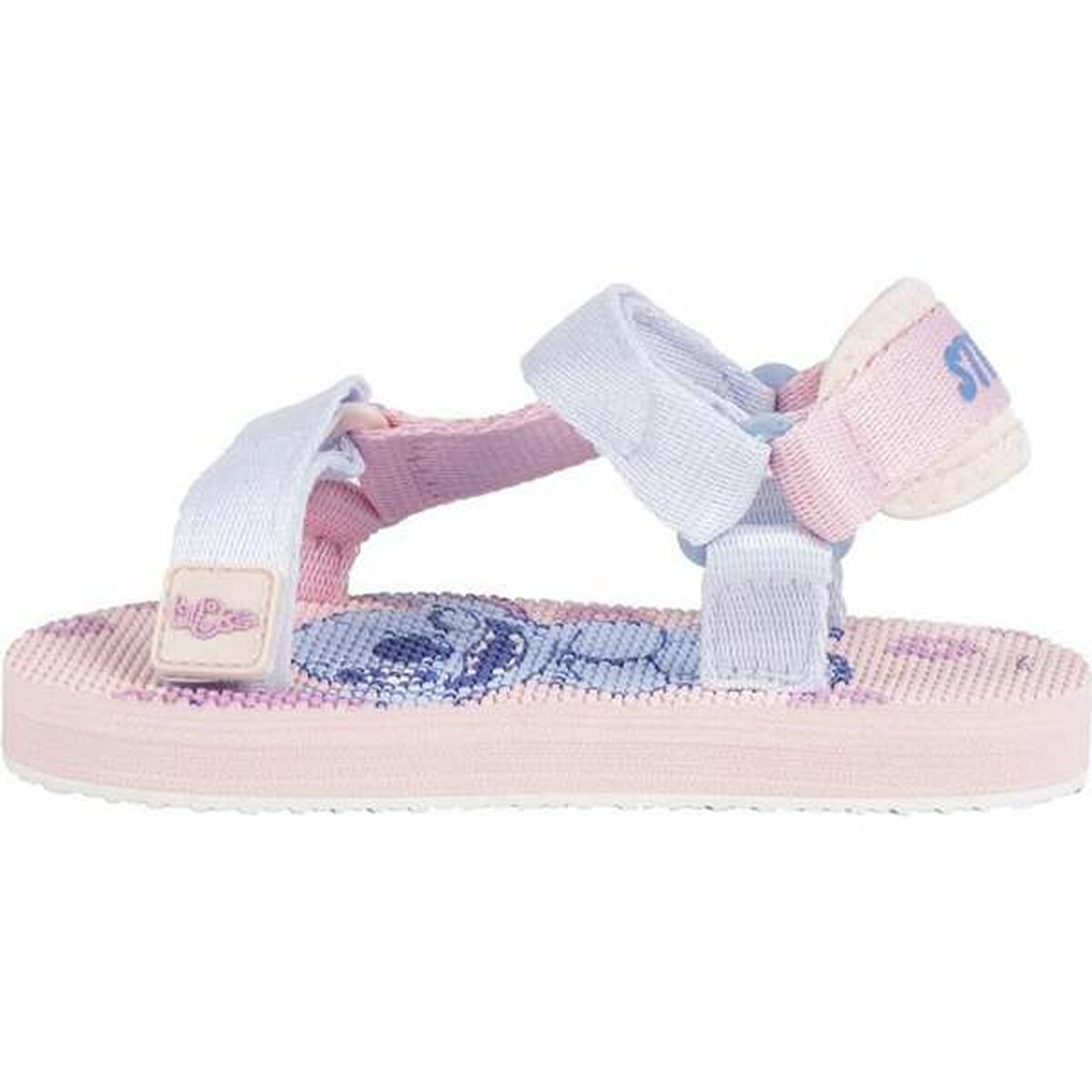 Sandalias Infantiles Stitch Rosa