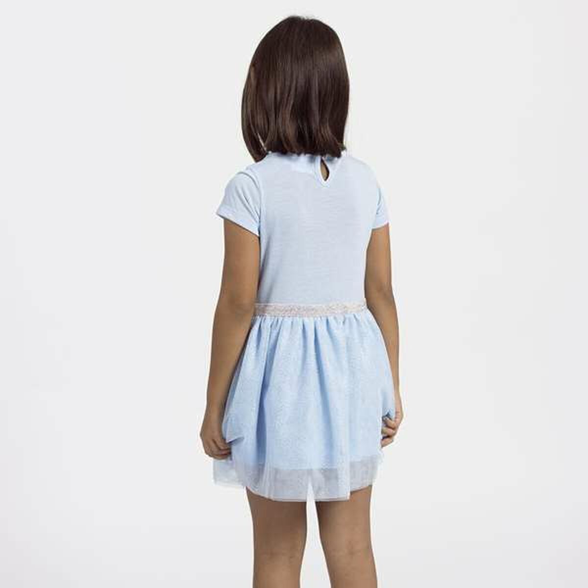 Vestido Stitch Azul claro
