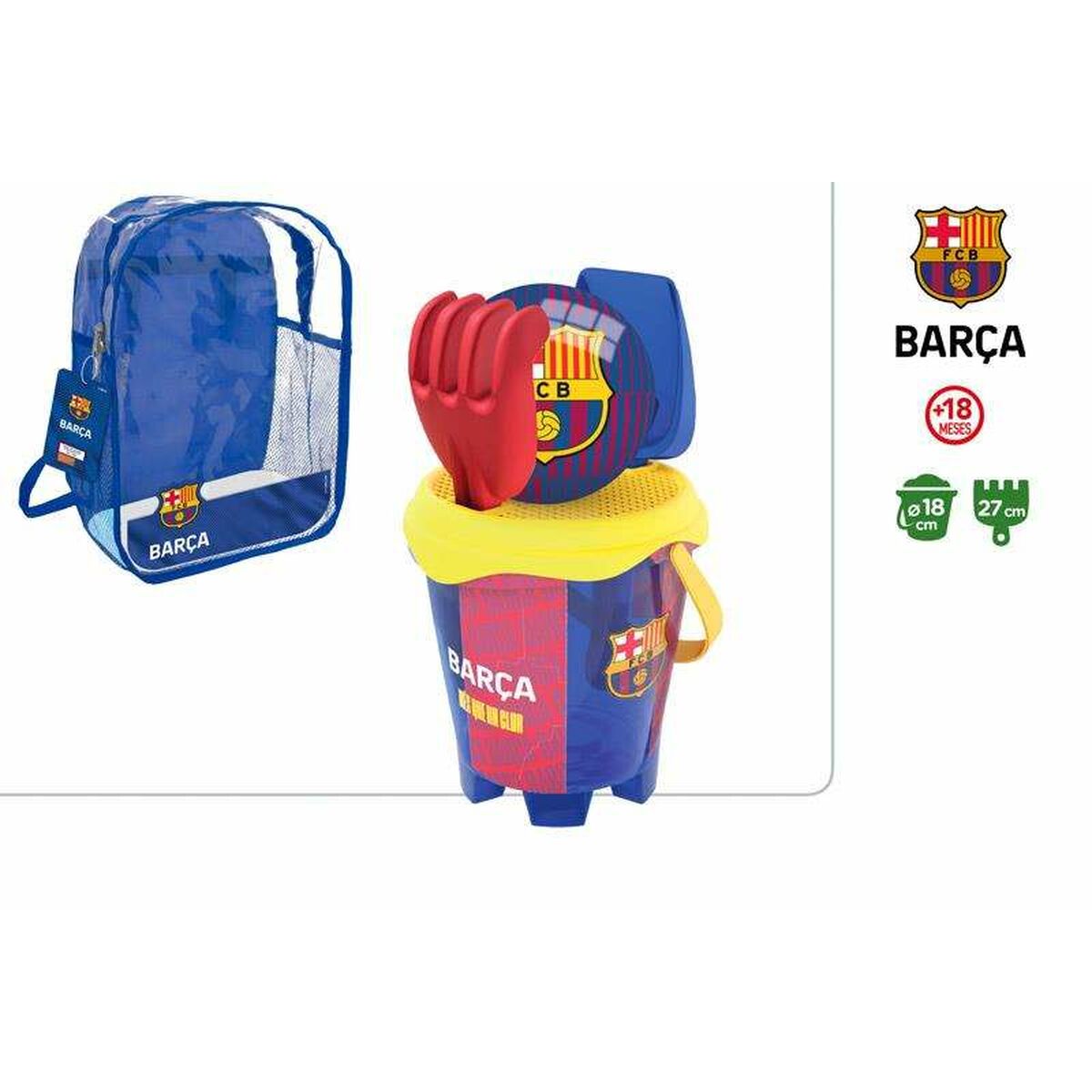 Set de Juguetes de Playa Colorbaby 18 cm