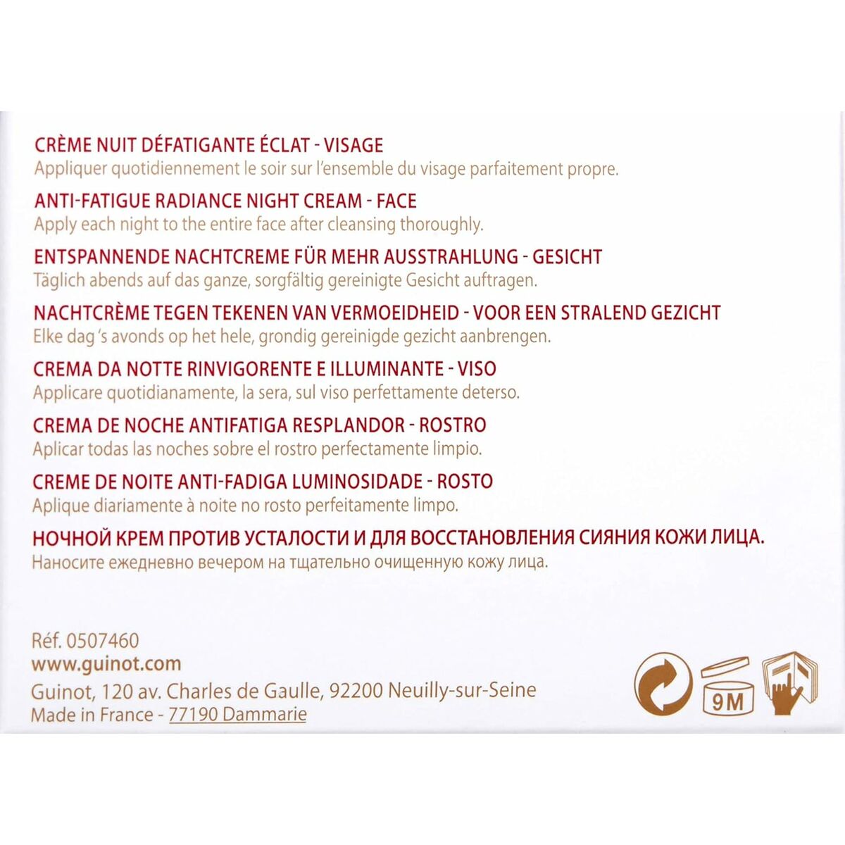 Crema de Noche Guinot Night Logic 50 ml