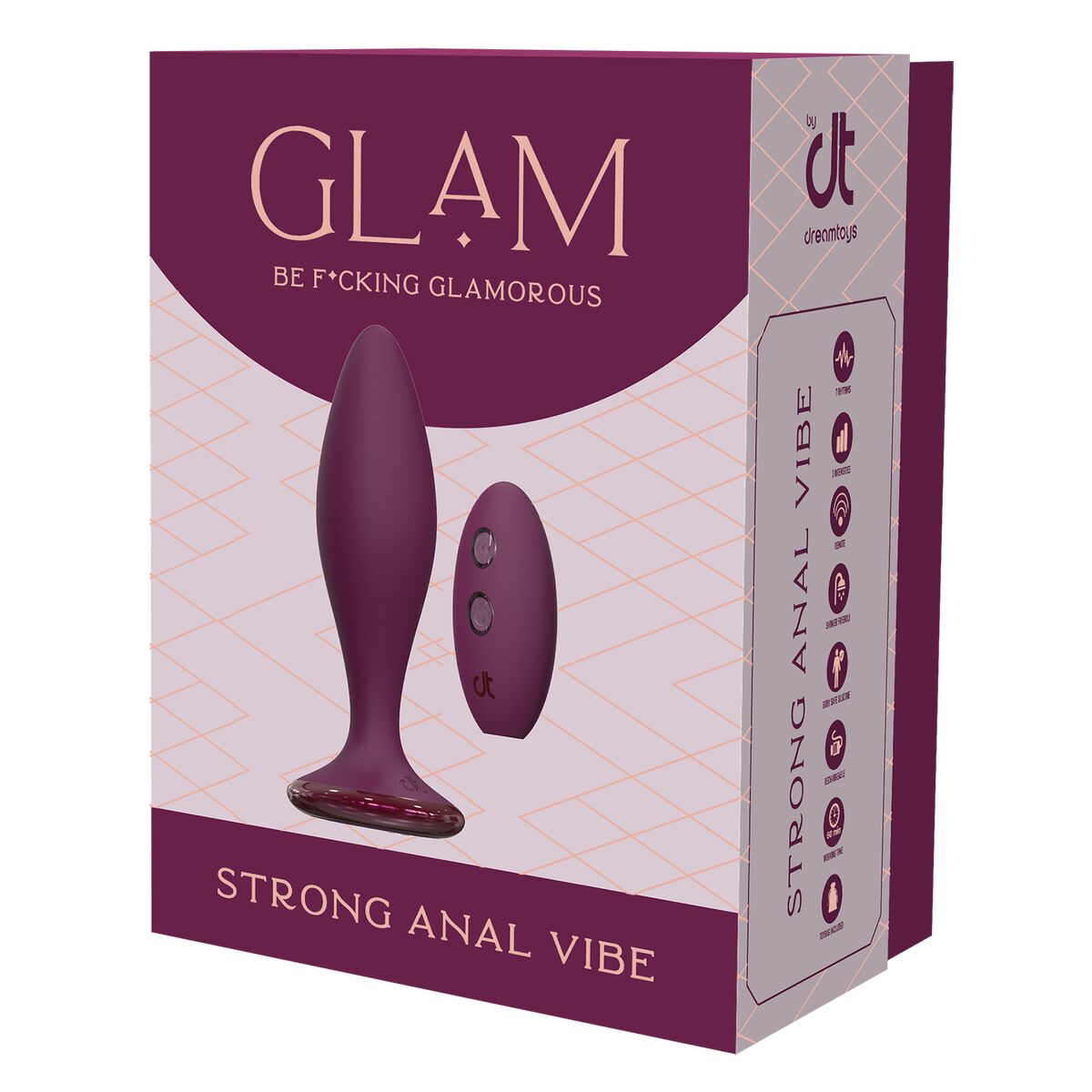 Plug Anal Dream Toys Glam Rojo