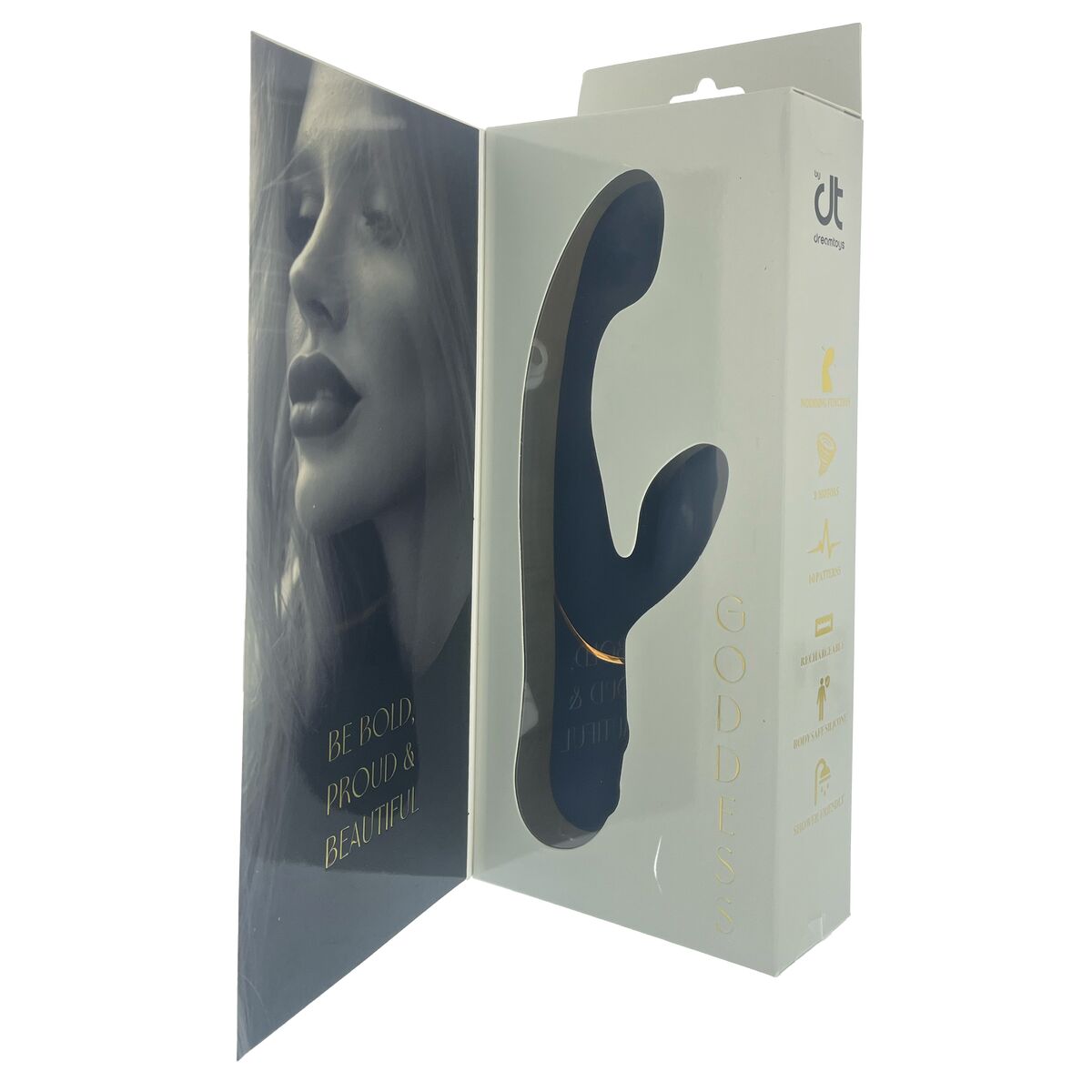 Vibrador Doble Estimulación Dream Toys Goddess Collection Azul