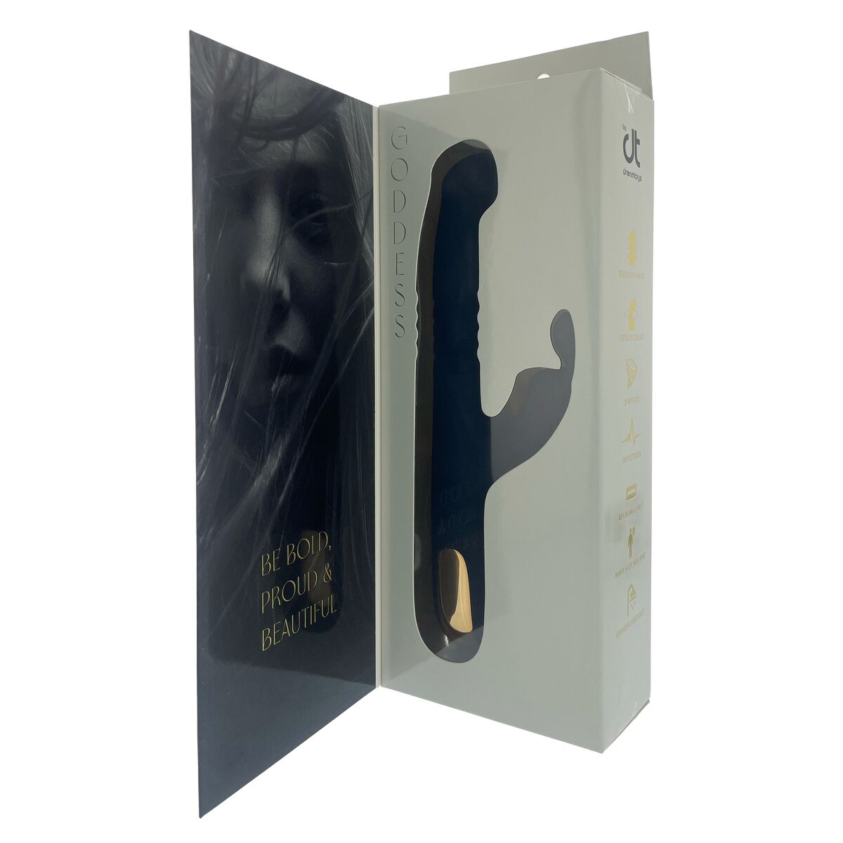 Vibrador Doble Estimulación Dream Toys Goddess Collection Azul