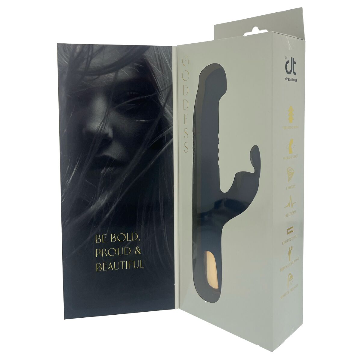 Vibrador Doble Estimulación Dream Toys Goddess Collection Azul