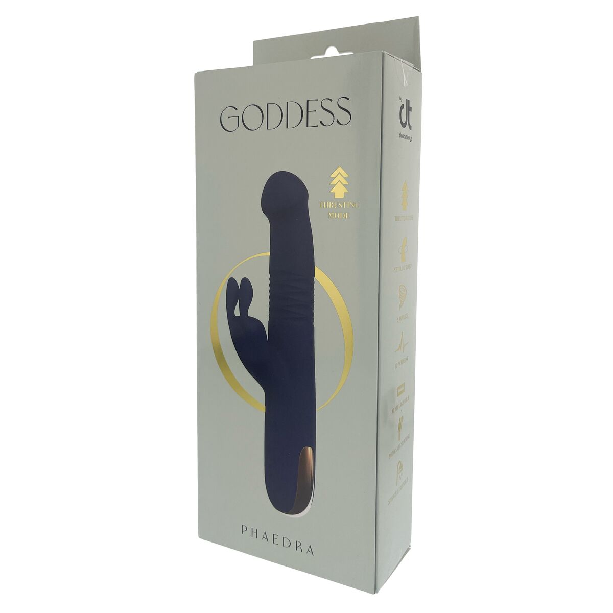 Vibrador Doble Estimulación Dream Toys Goddess Collection Azul
