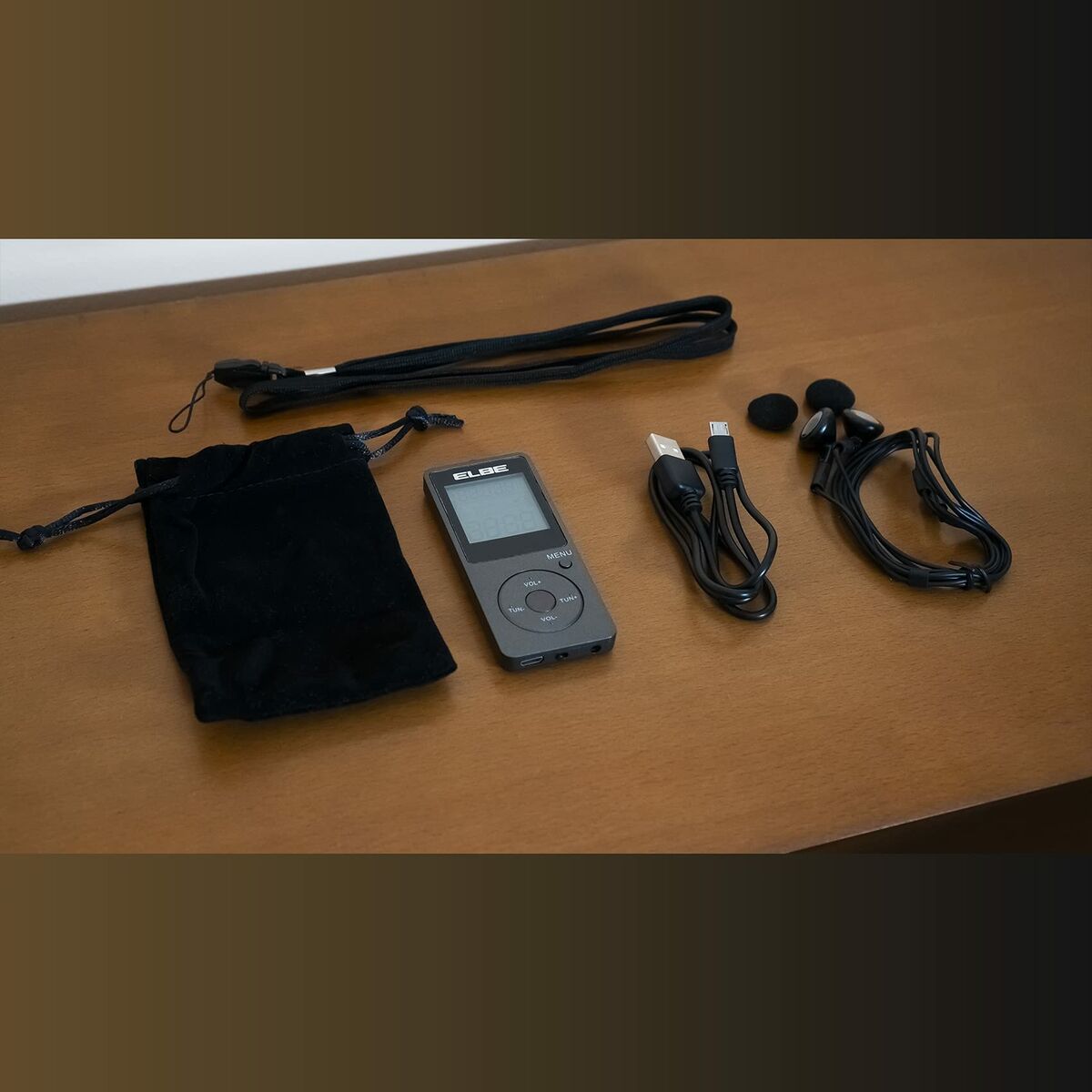 Radio Portátil ELBE RF-95 Gris oscuro Deportiva AM/FM