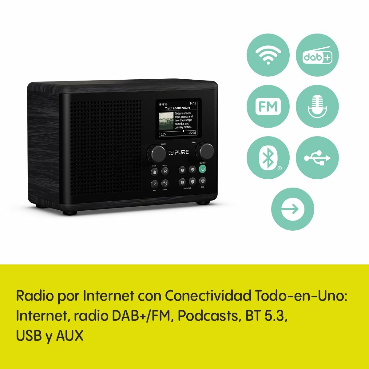 Radio Portátil Pure PURE CLASSIC H4I