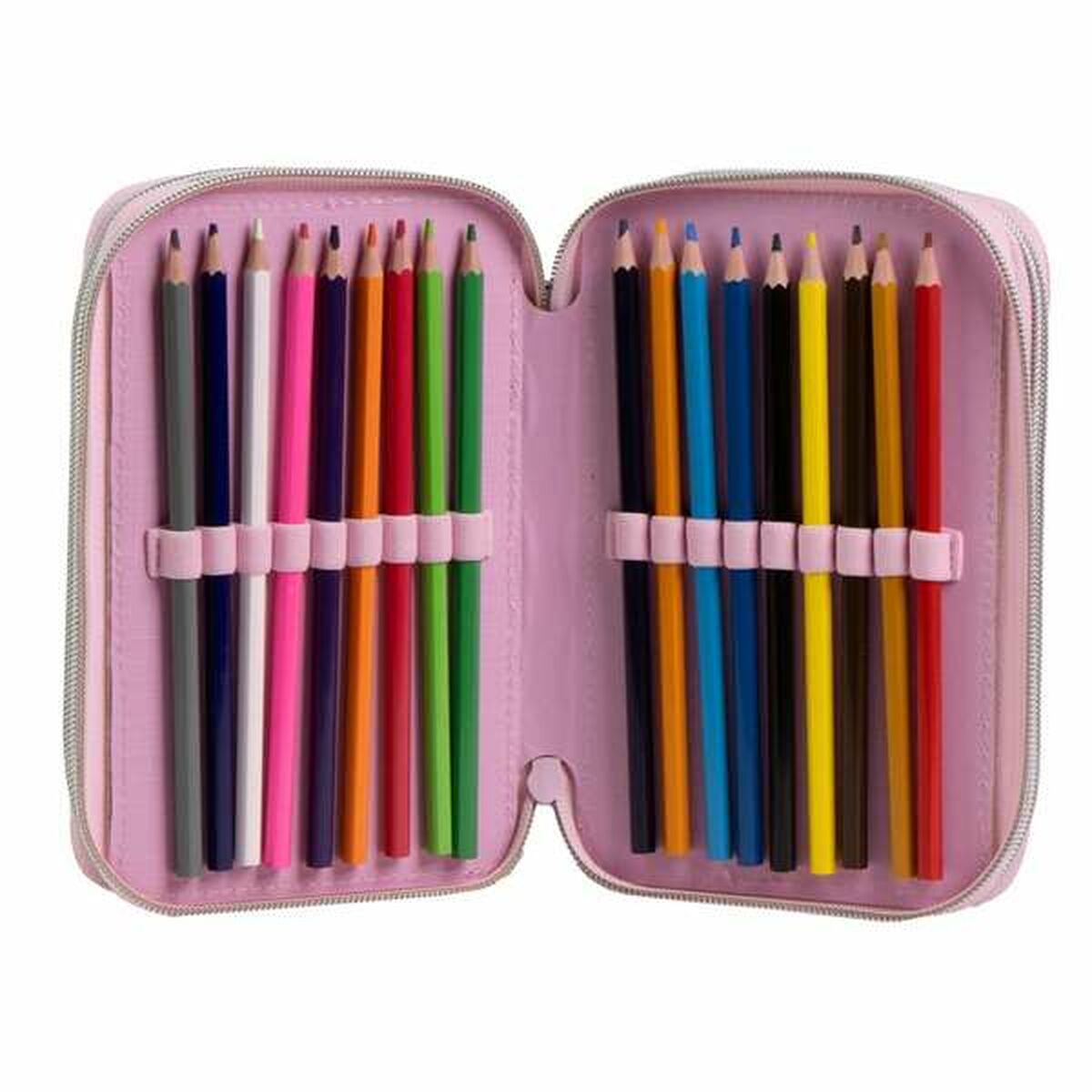 Plumier Hello Kitty Rosa 12,5 x 6,5 x 19,5 cm