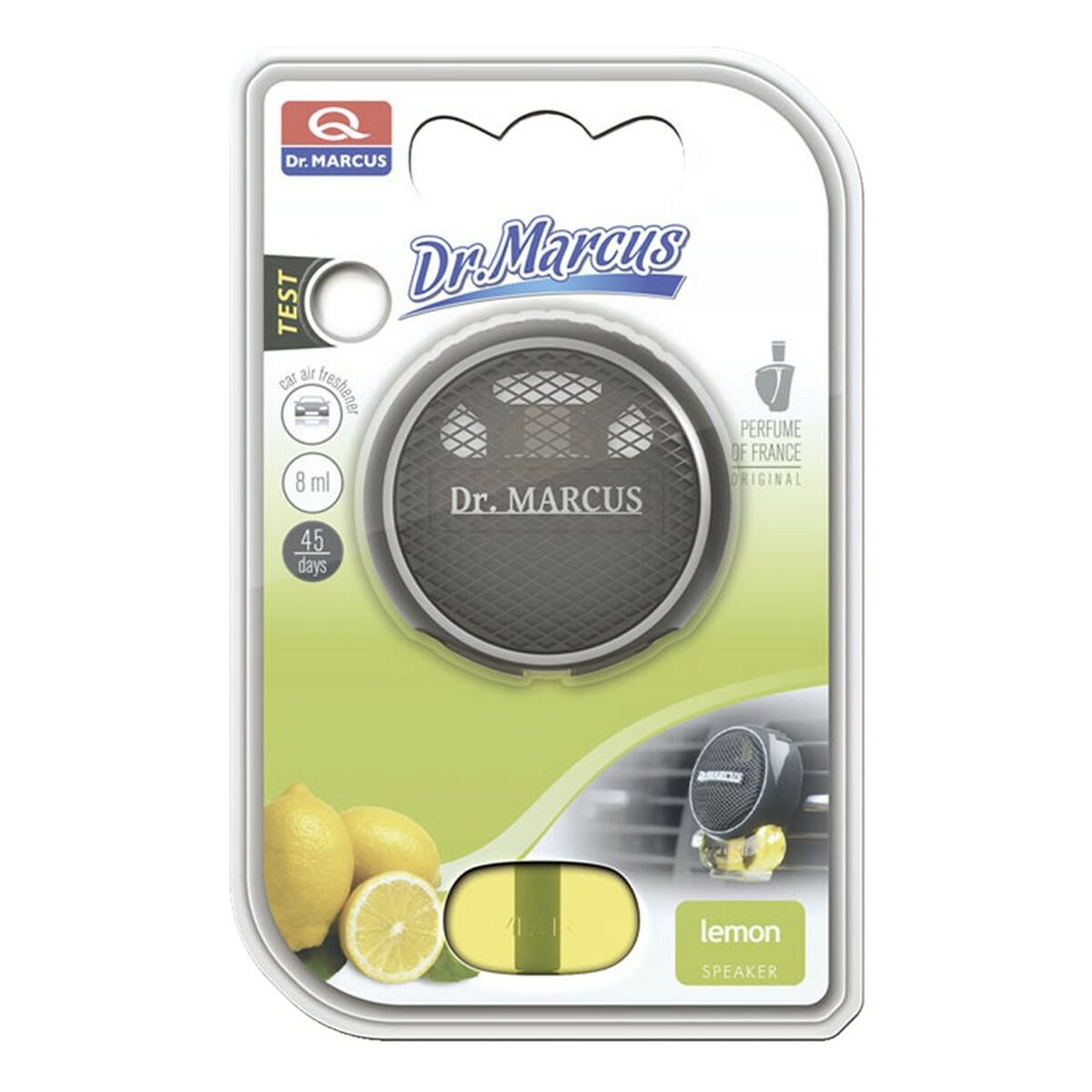 Ambientador para Coche Dr Marcus Speaker Limón 8 ml Plástico Fragancia (8 Unidades)