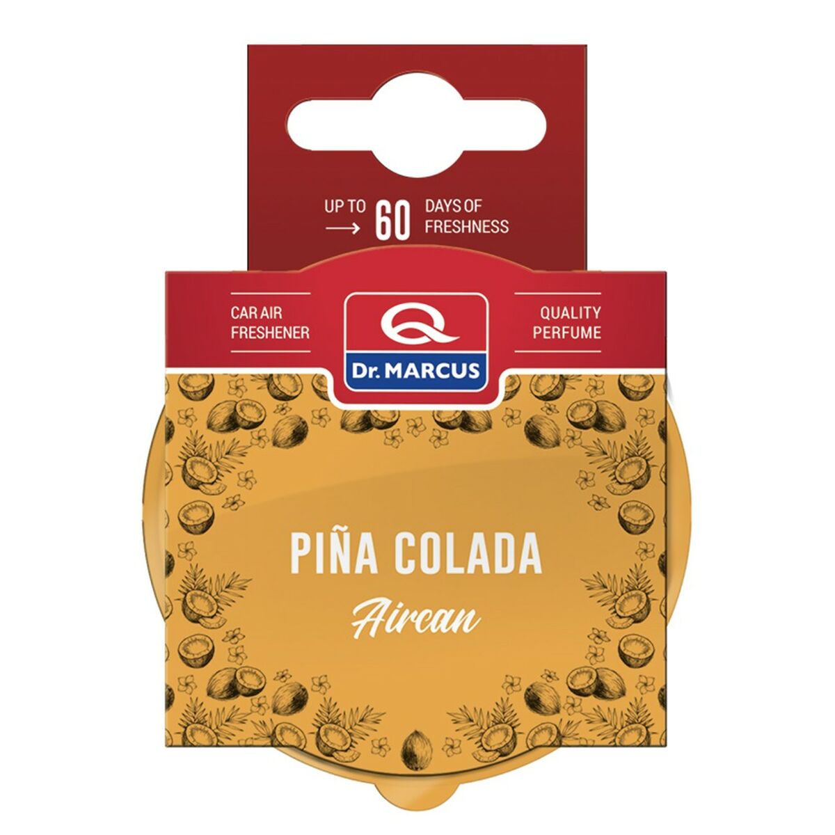 Ambientador para Coche Dr Marcus Aircan Piña Colada 40 g Fragancia Lata