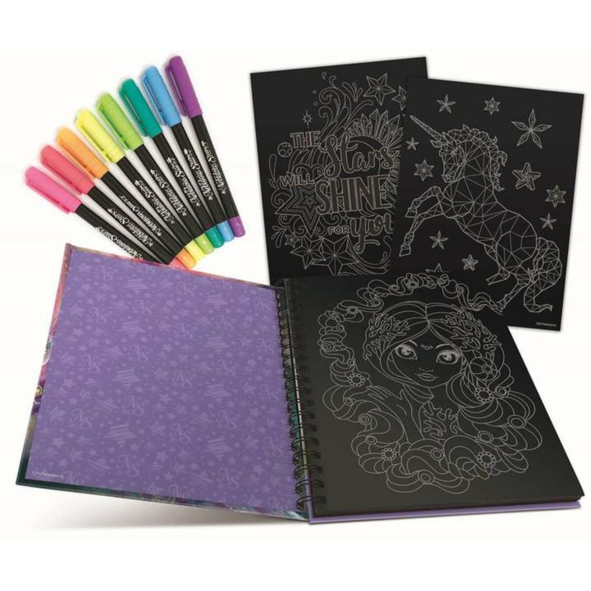 Bloc con Dibujos para Colorear Hape