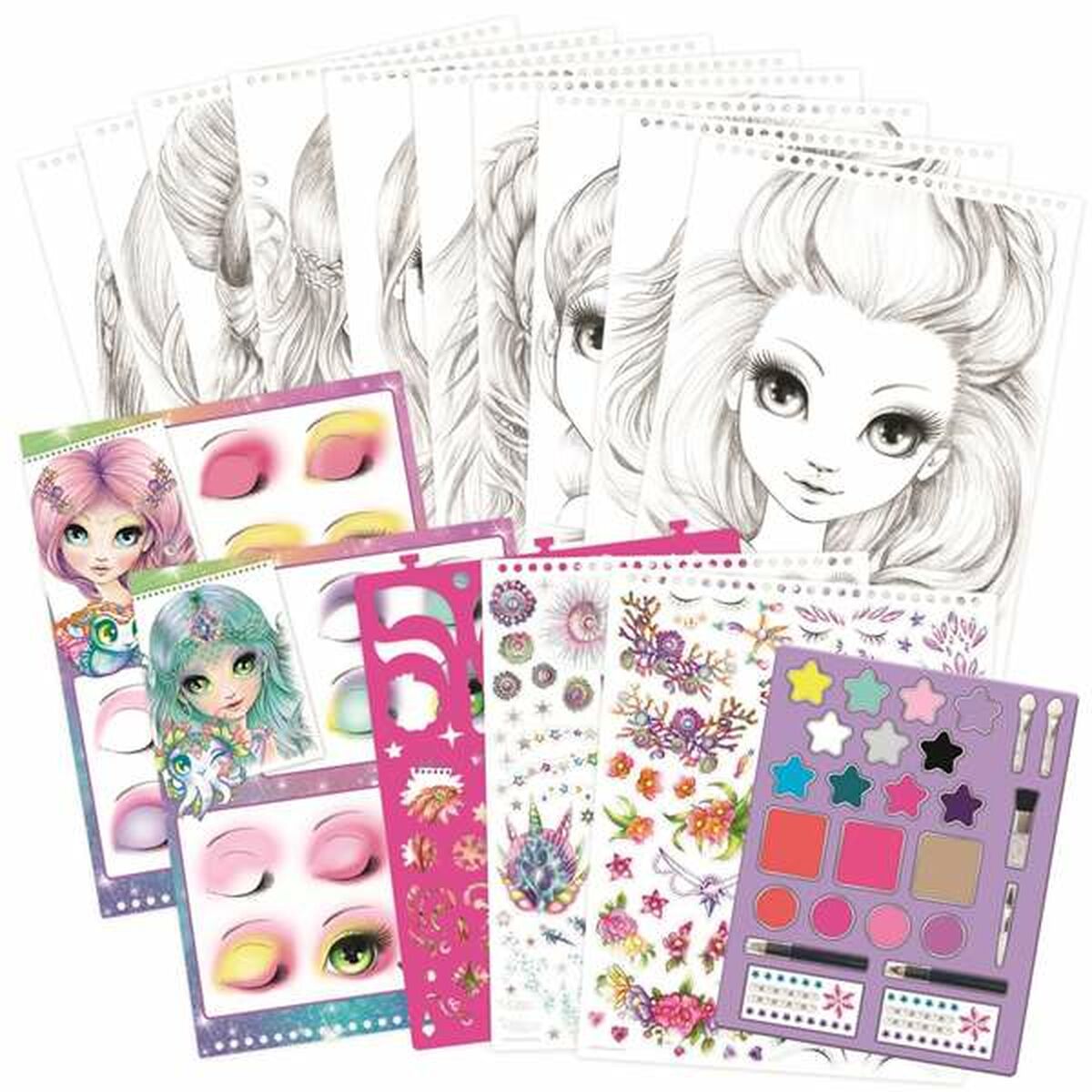 Bloc con Dibujos para Colorear Hape