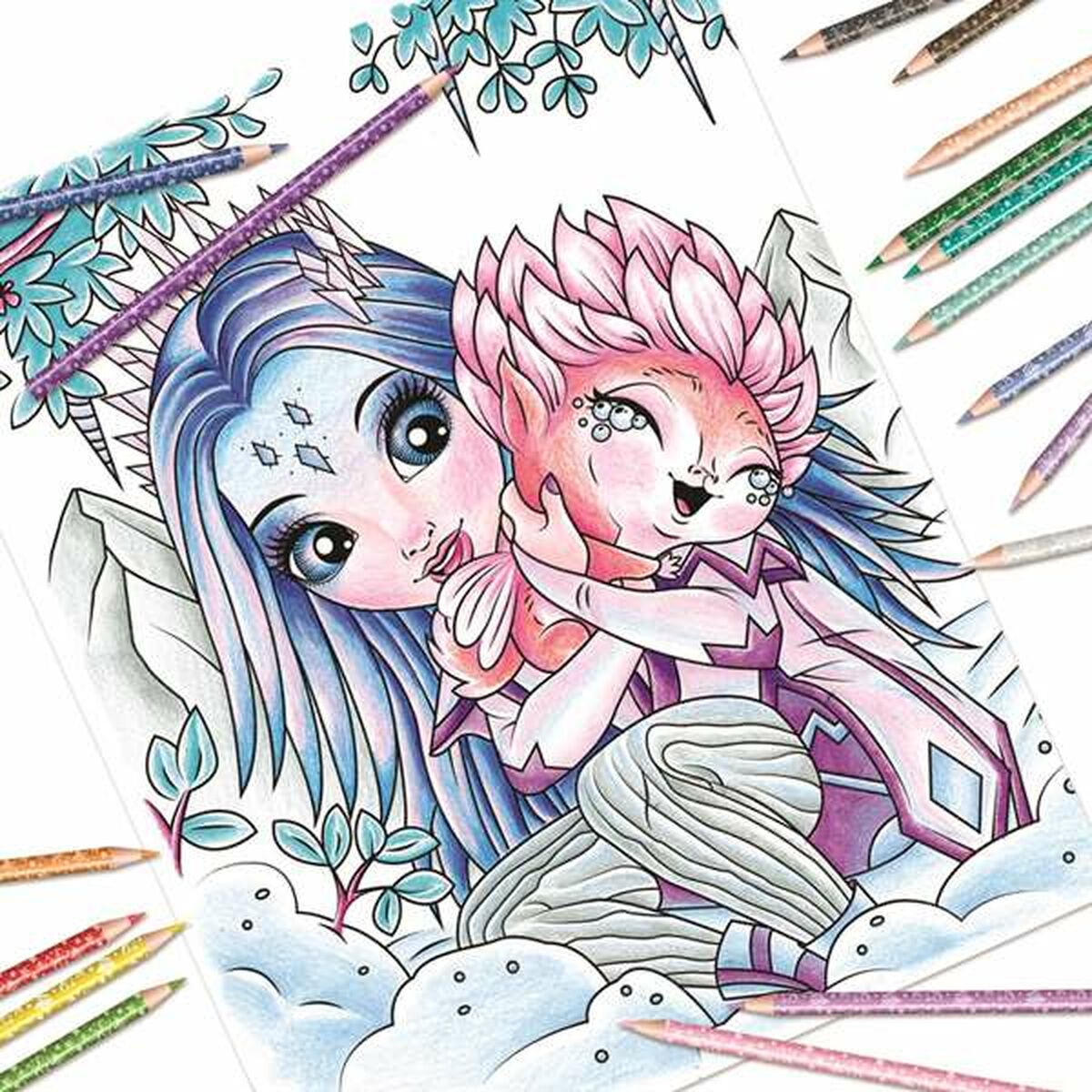 Bloc con Dibujos para Colorear Hape