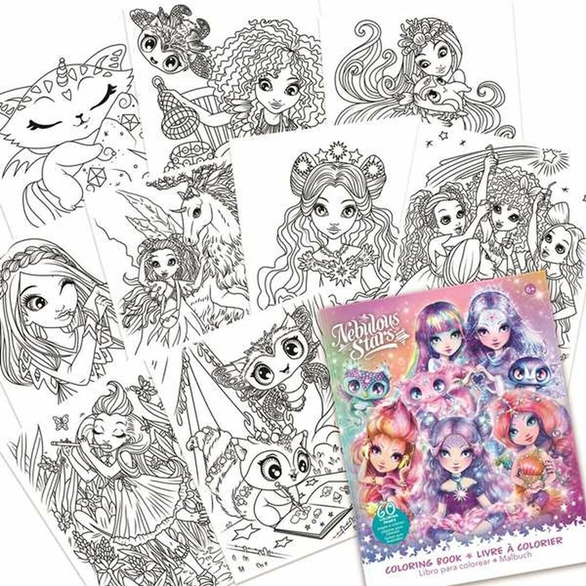 Bloc con Dibujos para Colorear Hape