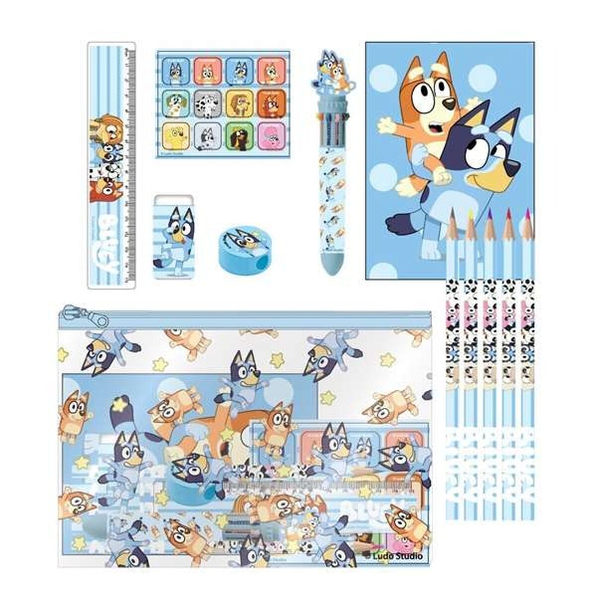 Set de Dibujo Bluey Azul