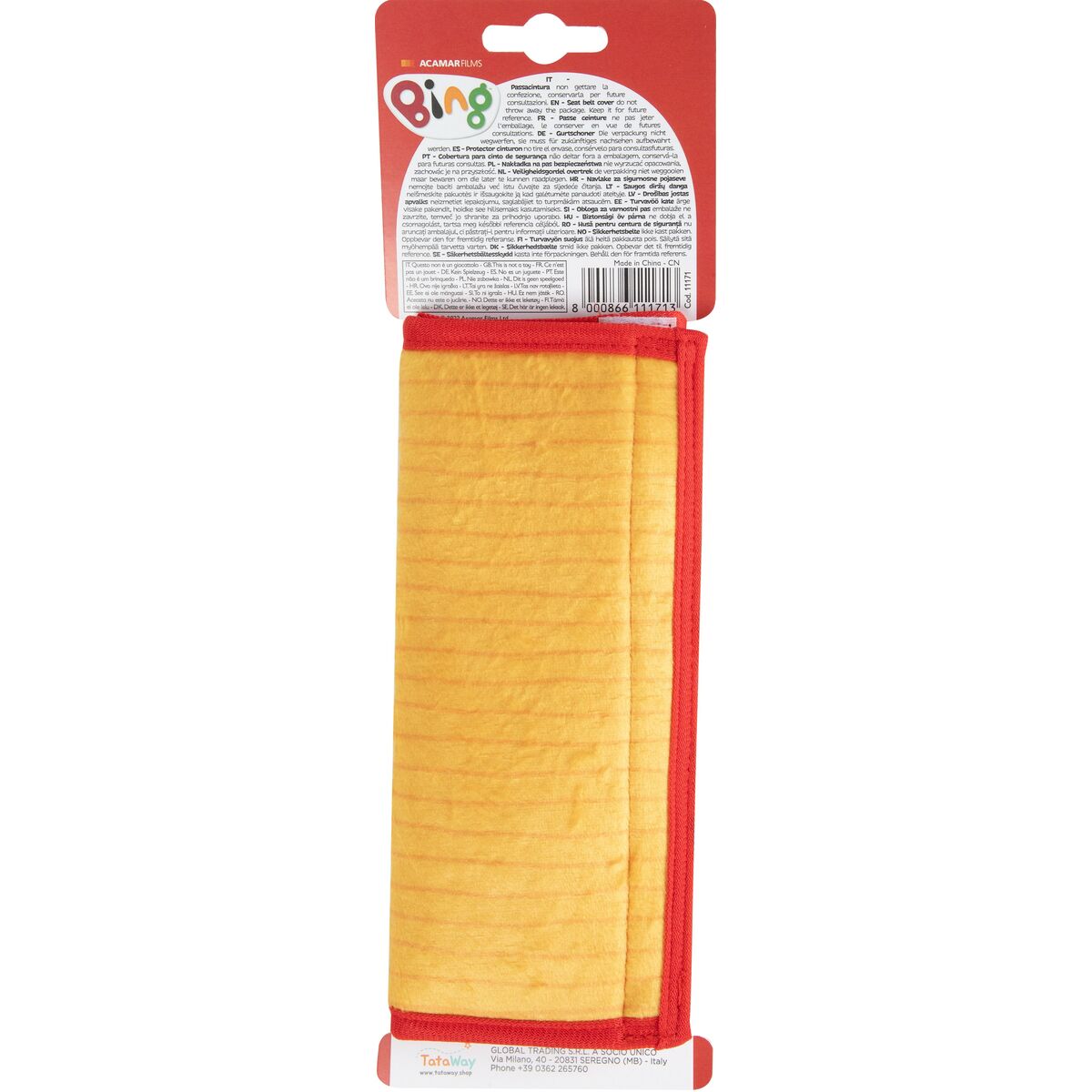 Almohadilla para cinturón de seguridad Kids Licensing Bing - tv series