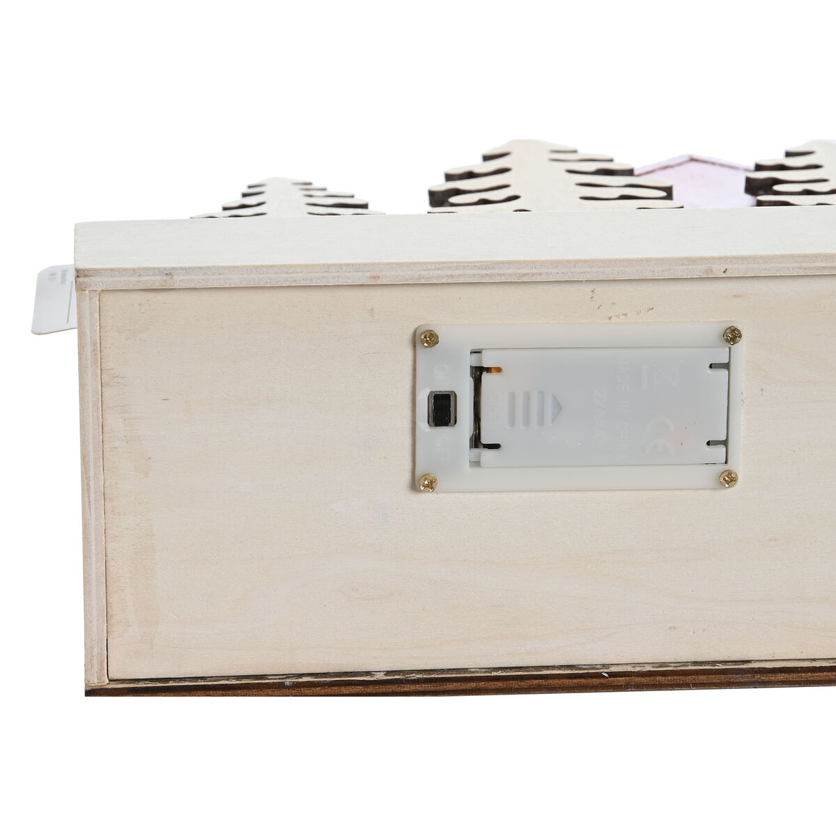 Adorno Navideño DKD Home Decor Rojo Rosa 21 x 9,5 x 19 cm (2 Unidades)