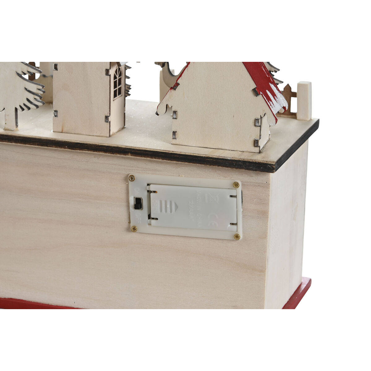 Calendario de Adviento DKD Home Decor Madera 45 x 11 x 23 cm (2 Unidades)