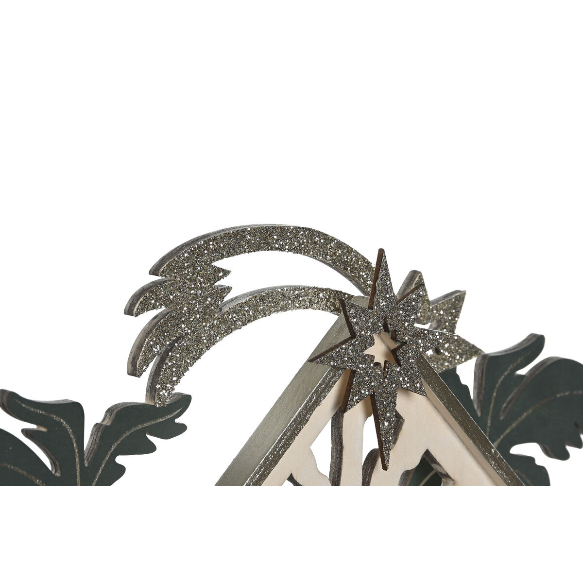 Calendario de Adviento DKD Home Decor Madera 34 x 8,5 x 36,5 cm (2 Unidades)