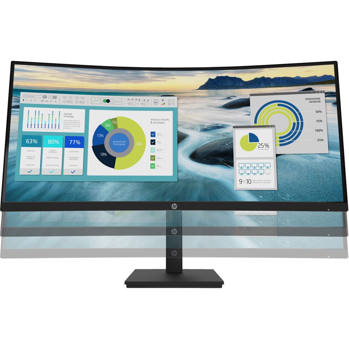 Monitor HP P34hc G4 34" Wide Quad HD