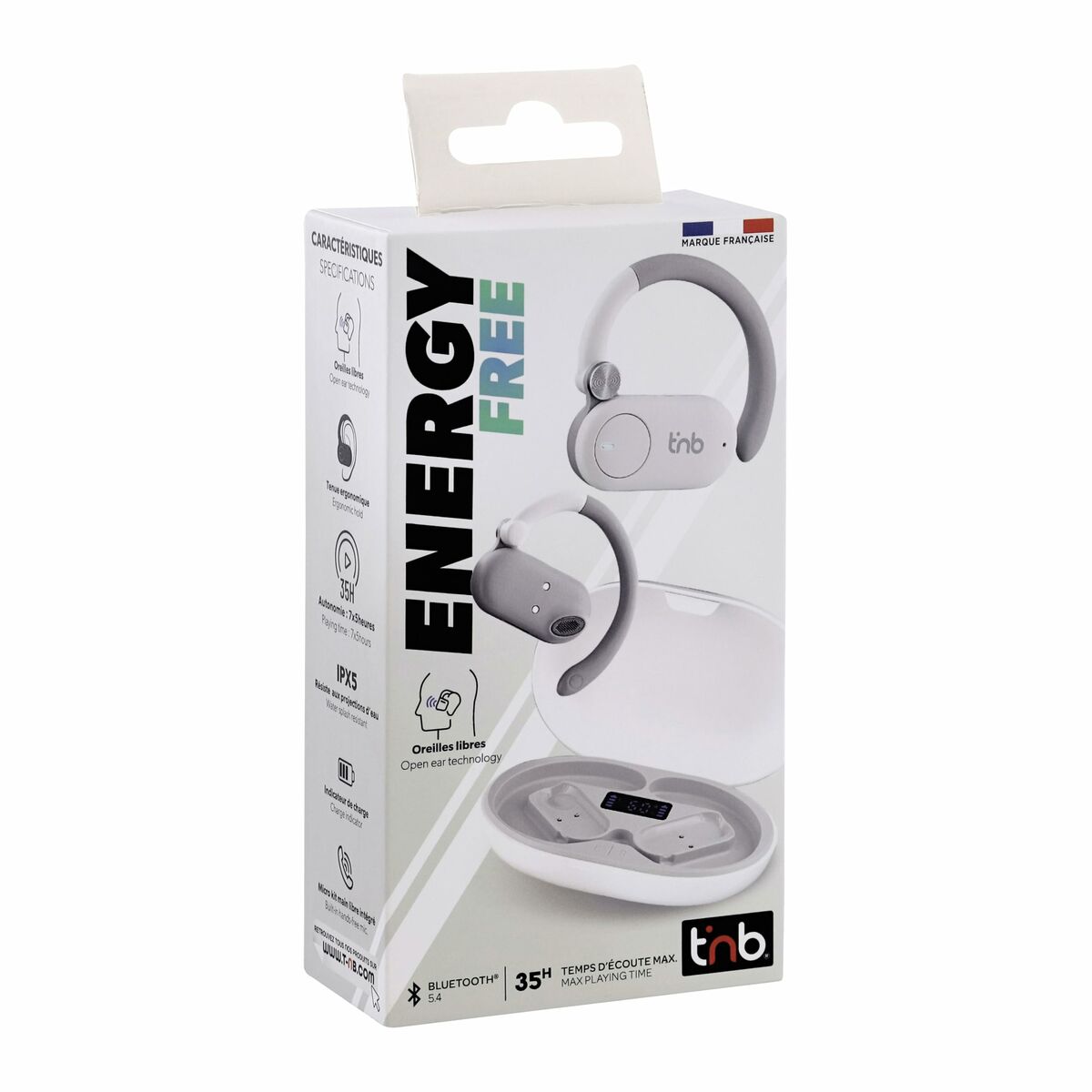 Auriculares deportivos T'NB ENERGY PLUS Blanco