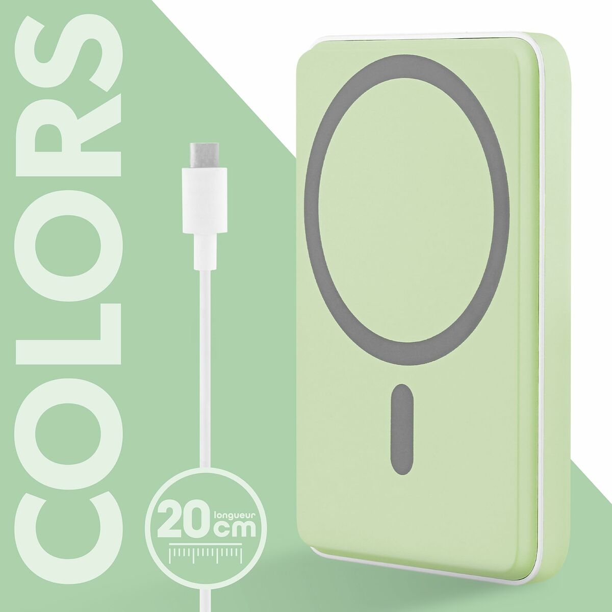 Powerbank T'NB PBUMAG5GR 5000 mAh Verde Magsafe