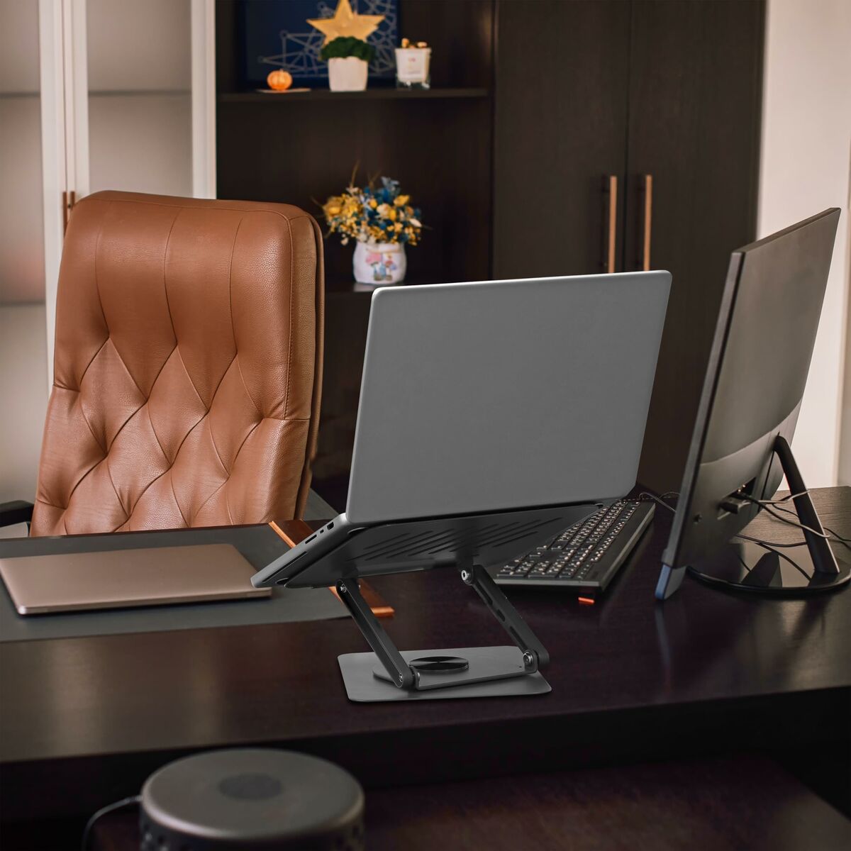 Soporte para Portátil T'NB iClick Metal Innovador y funcional Rotación de 360º