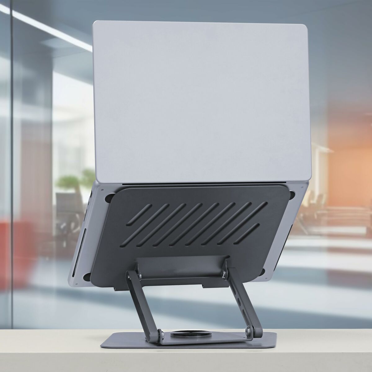 Soporte para Portátil T'NB iClick Metal Innovador y funcional Rotación de 360º