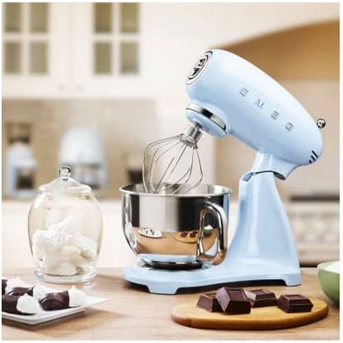 Batidora-Amasadora Smeg SMF03PBEU Azul Pastel 4,8 L