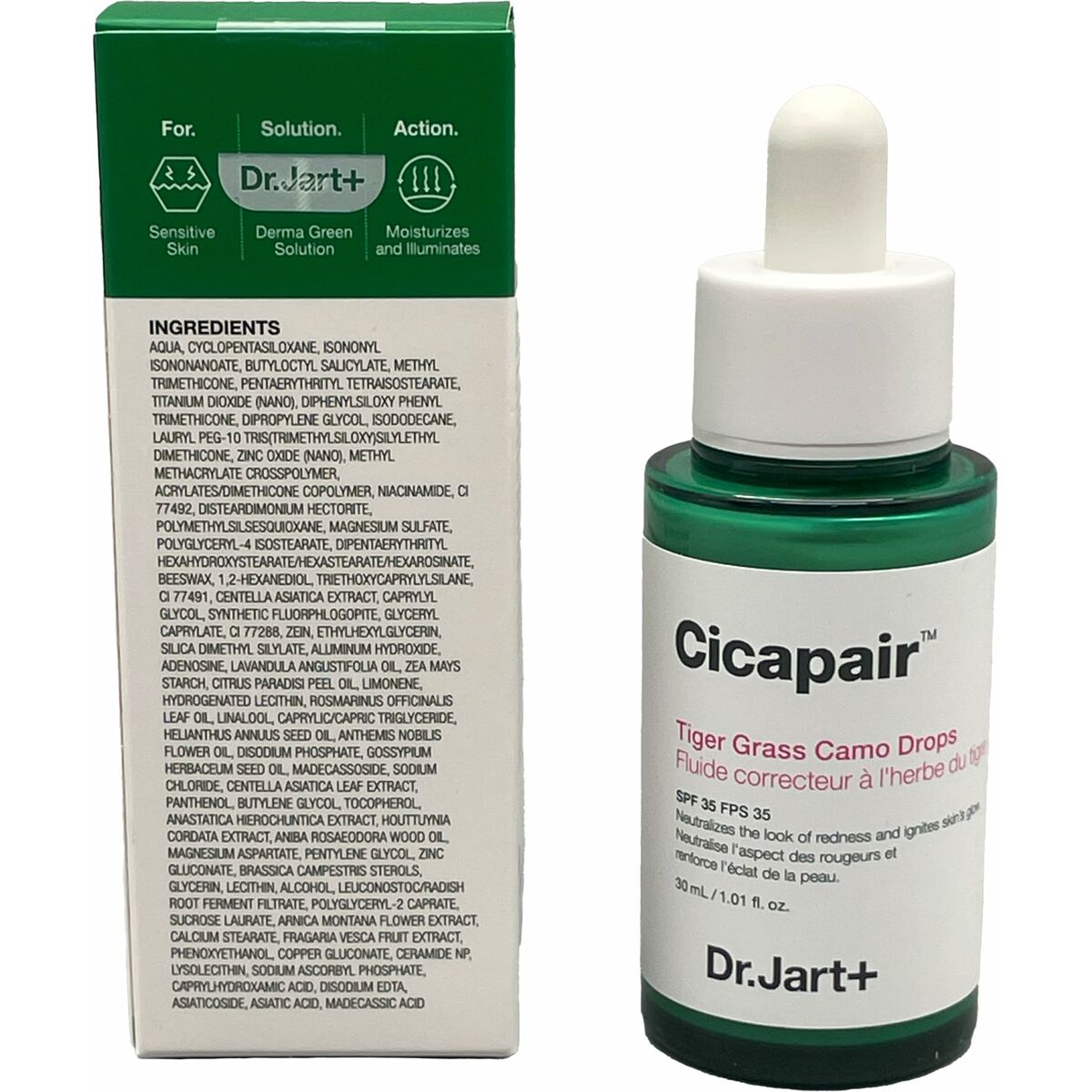 Corrector Facial DR.JART+ CICAPAIR Spf 35 30 ml