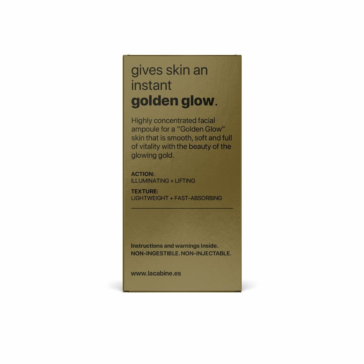 Ampollas laCabine 24K GOLD FLASH 2 ml 10 Unidades