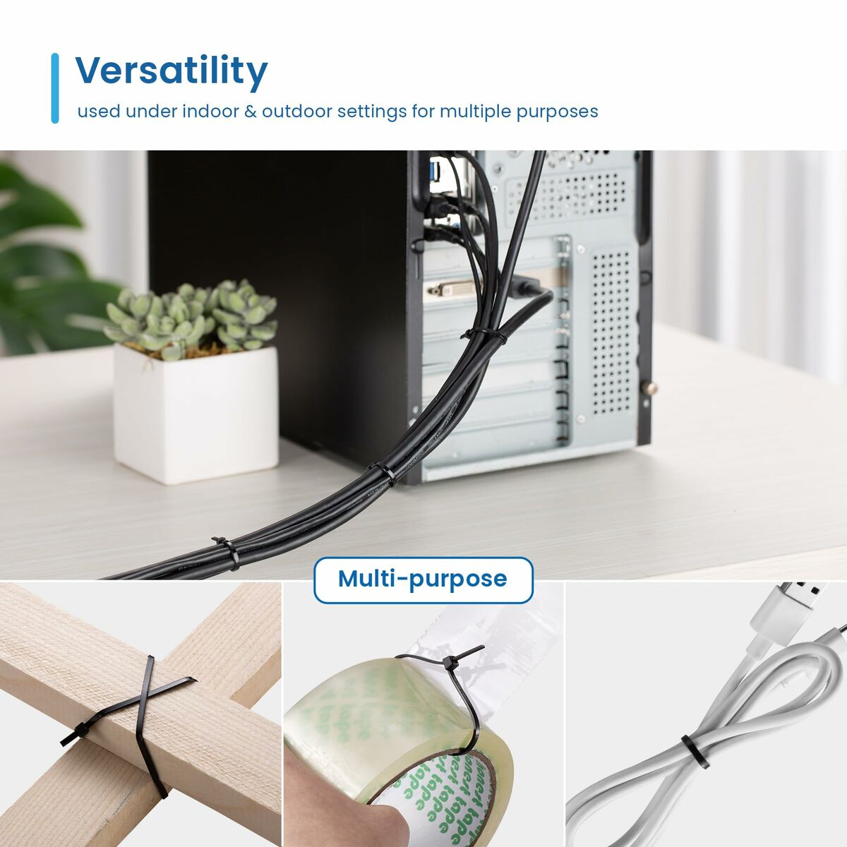 Cable alargador Ewent EW1564 0,8 mm 100 Piezas (100 Unidades)