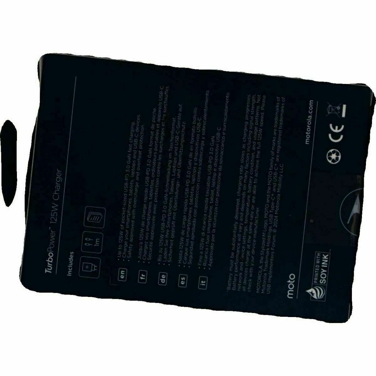 Cargador de Pared Motorola PG38C06280 Negro