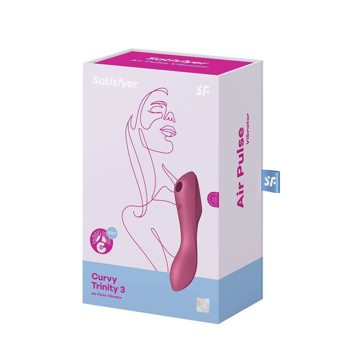 Vibrador Doble Estimulación Satisfyer SATISFYER CURVY TRINITY