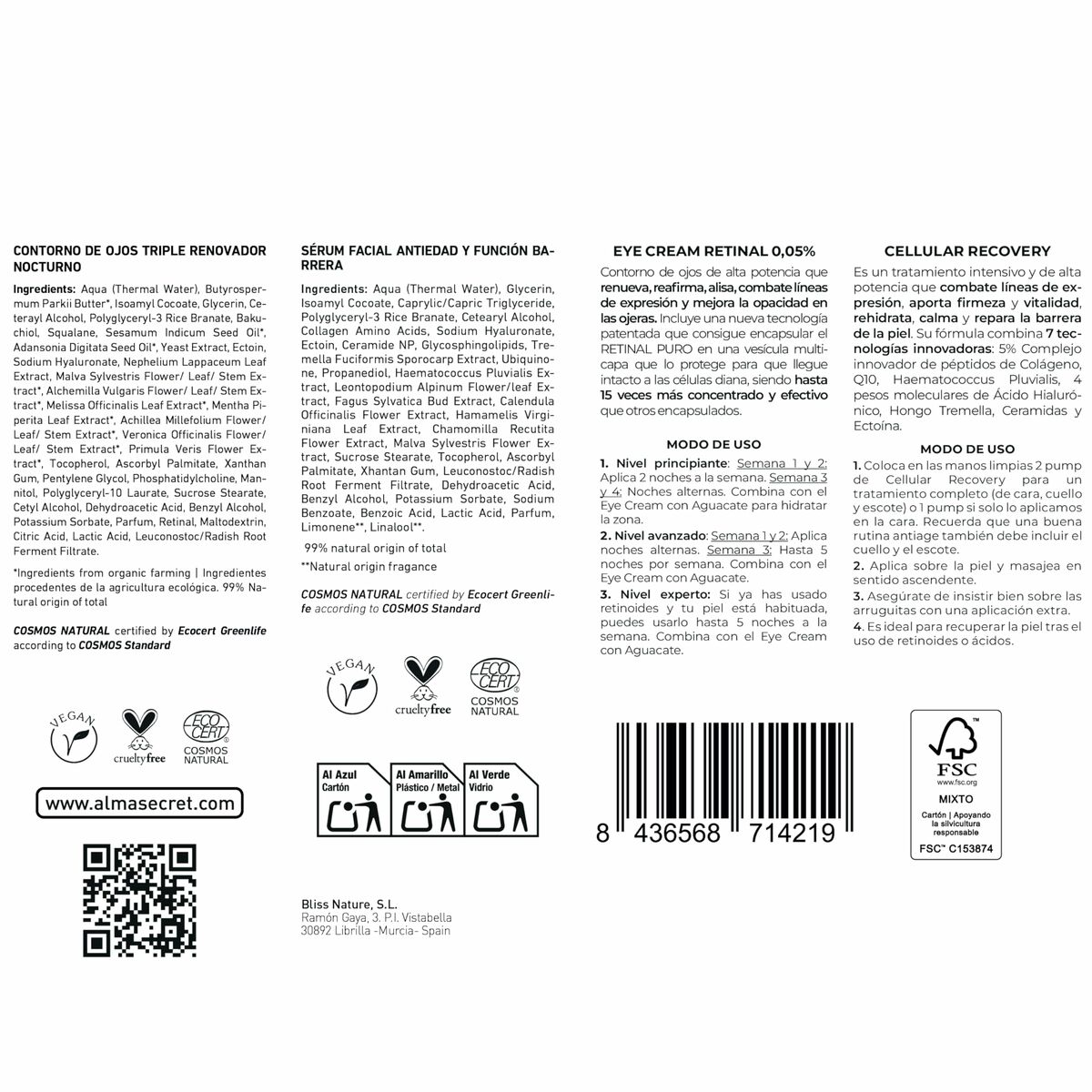 Set de Maquillaje Alma Secret FACIAL ALMA SECRET