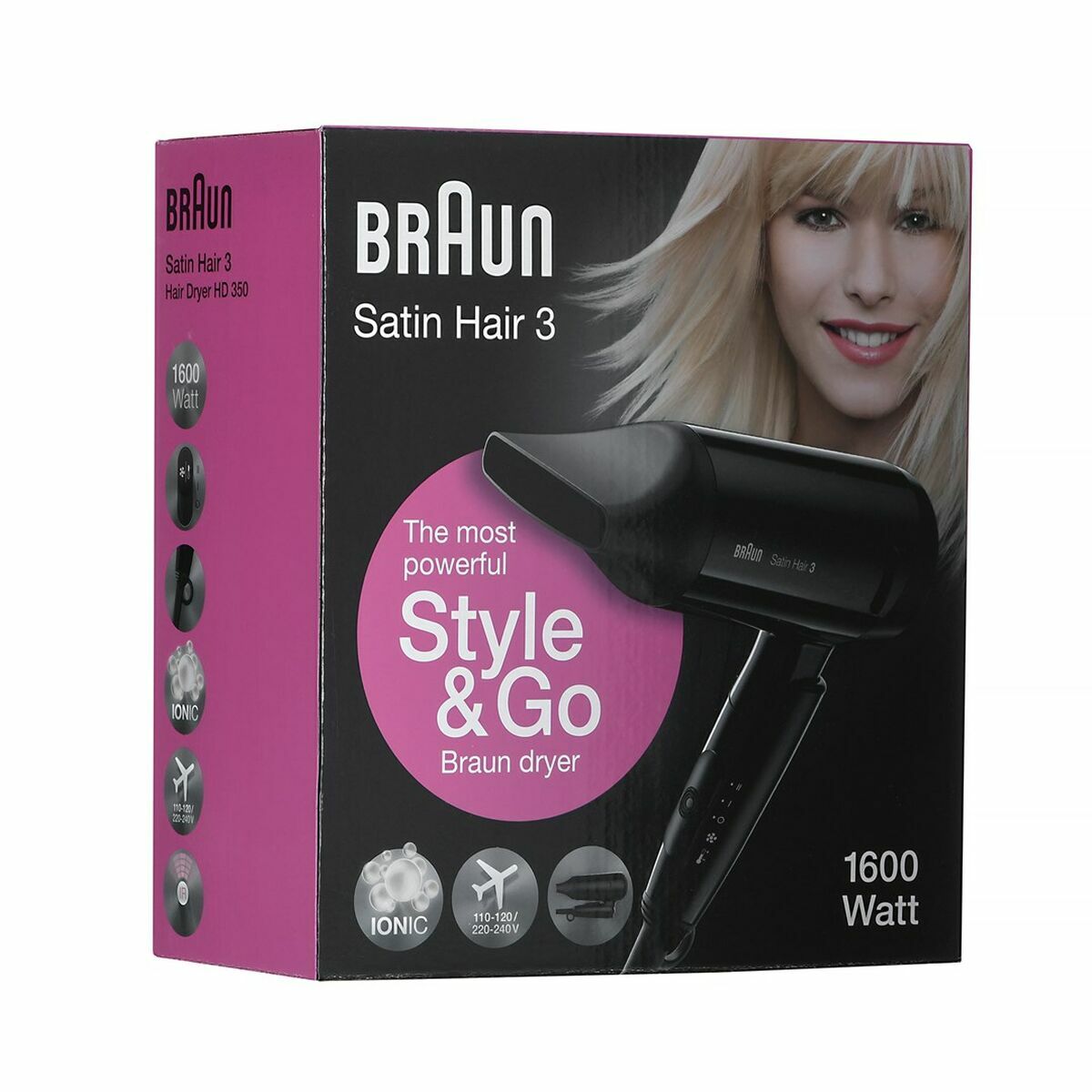Secador de Pelo Braun BRHD350E