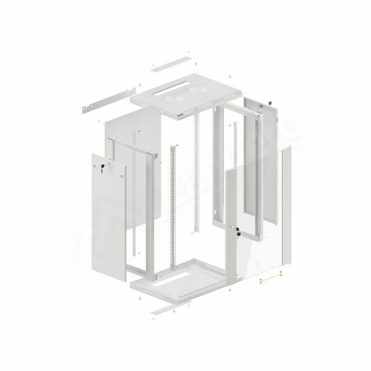 Armario Rack Mural Lanberg WF01-6418-10S