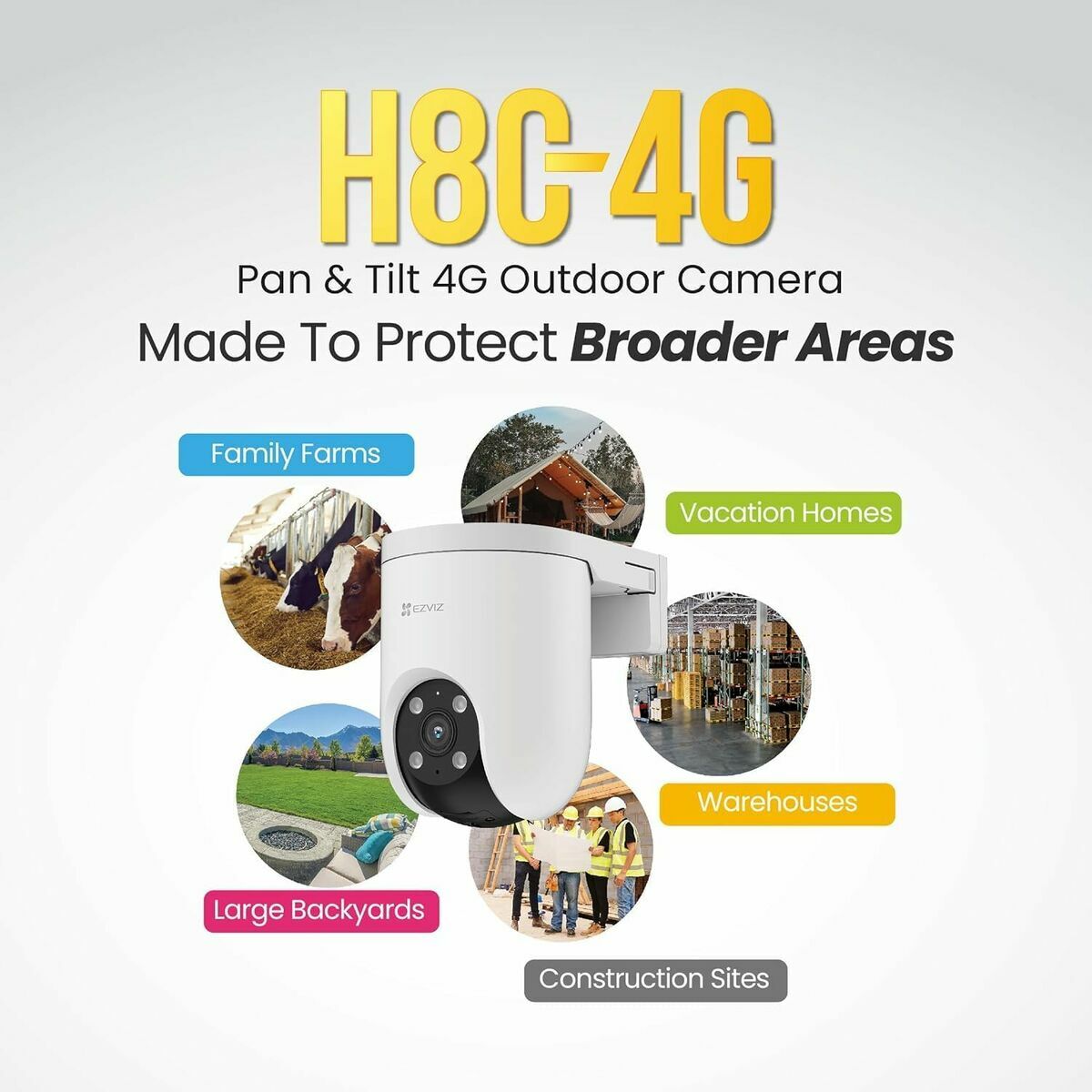 Videocámara de Vigilancia Ezviz CS-H8C-R200-1K3KFL4GA 4MM