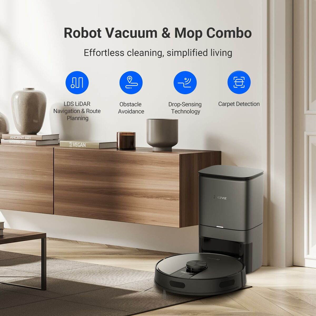 Robot Aspirador Ezviz CS-RE4P-PBT2