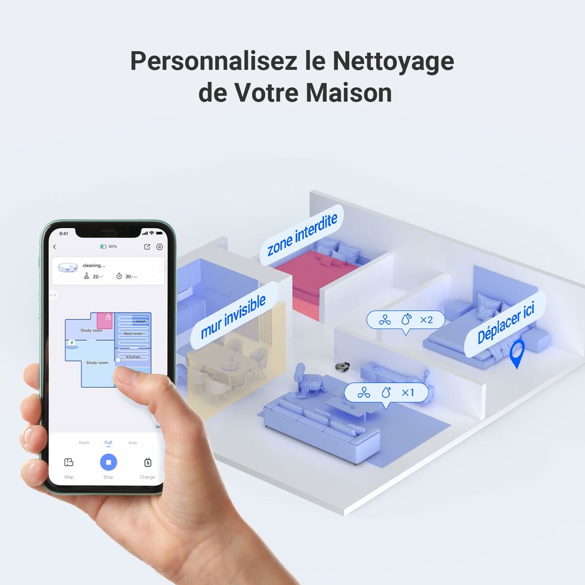 Robot Aspirador Ezviz CS-RE4P-PBT2