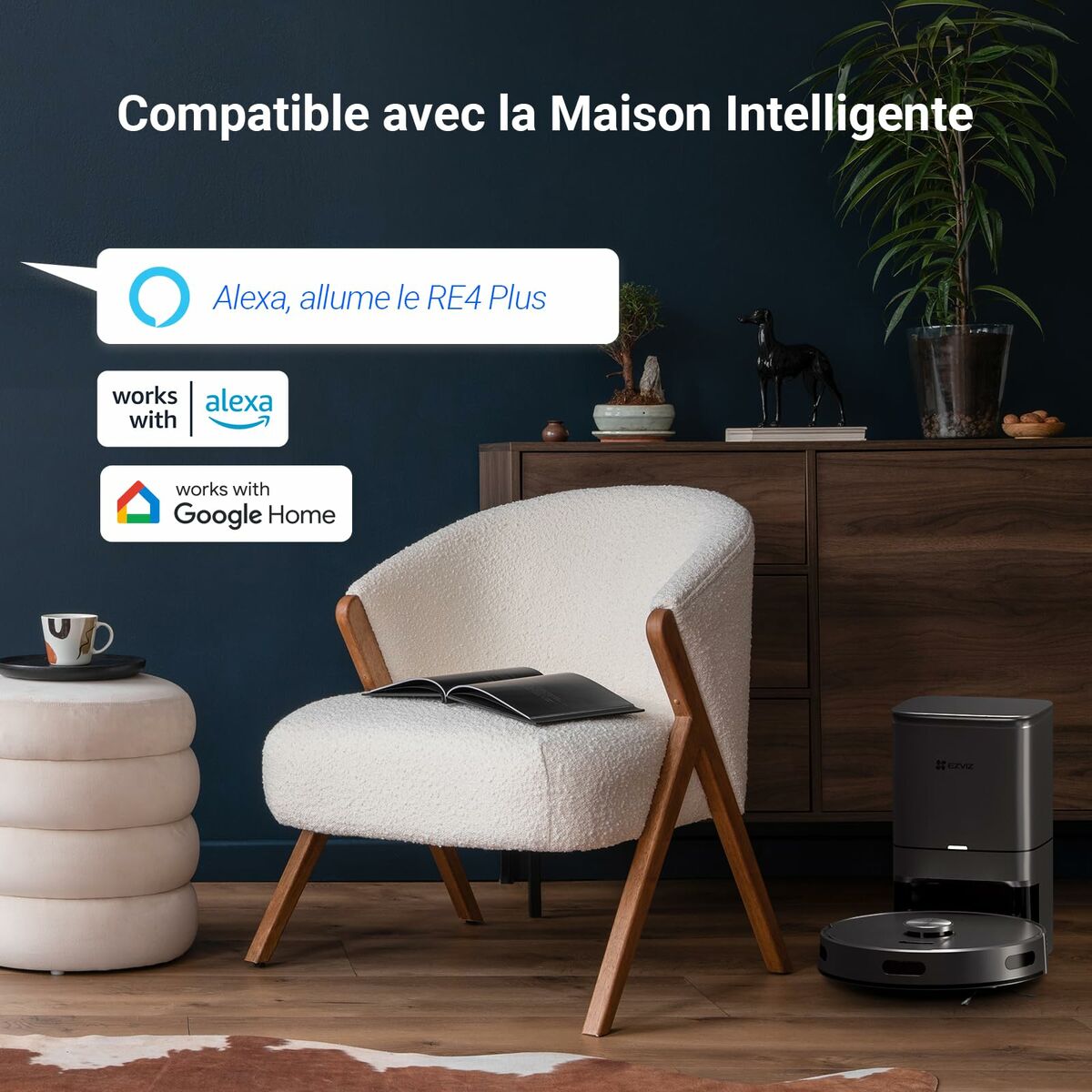 Robot Aspirador Ezviz CS-RE4P-PBT2