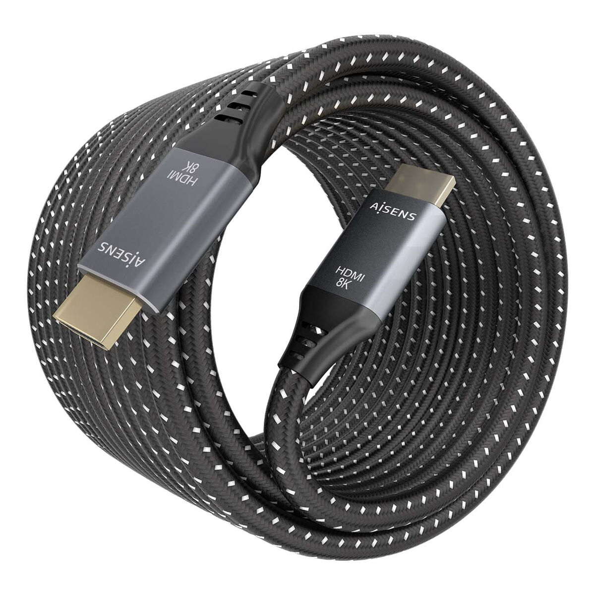 Cable HDMI Aisens A150-0878 Negro/Gris