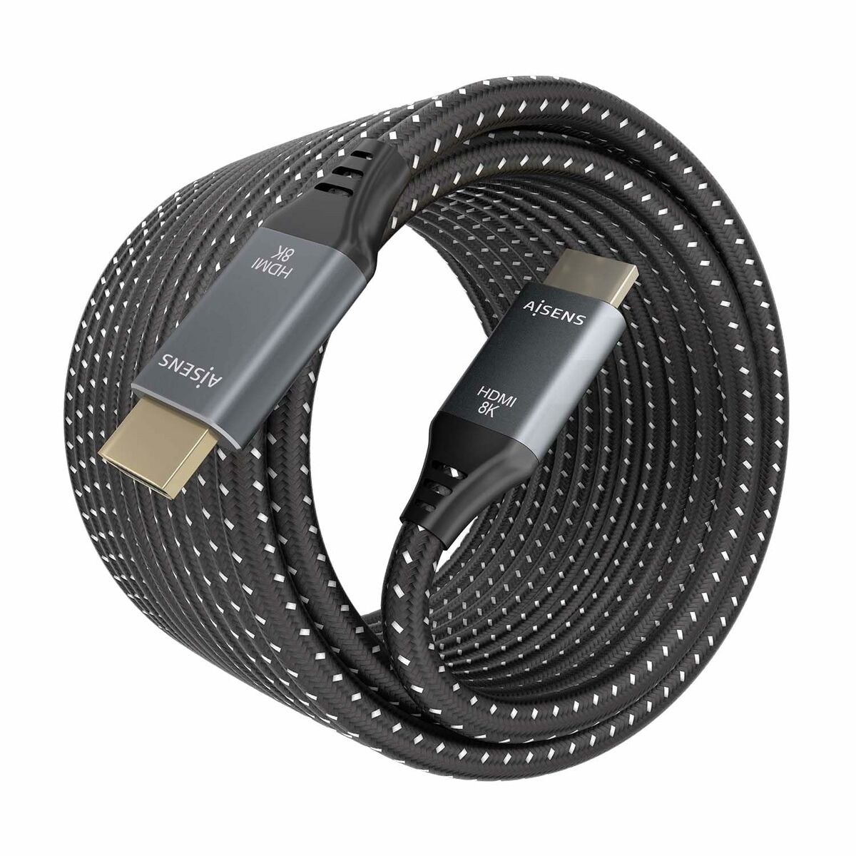 Cable HDMI Aisens A150-0878 Negro/Gris