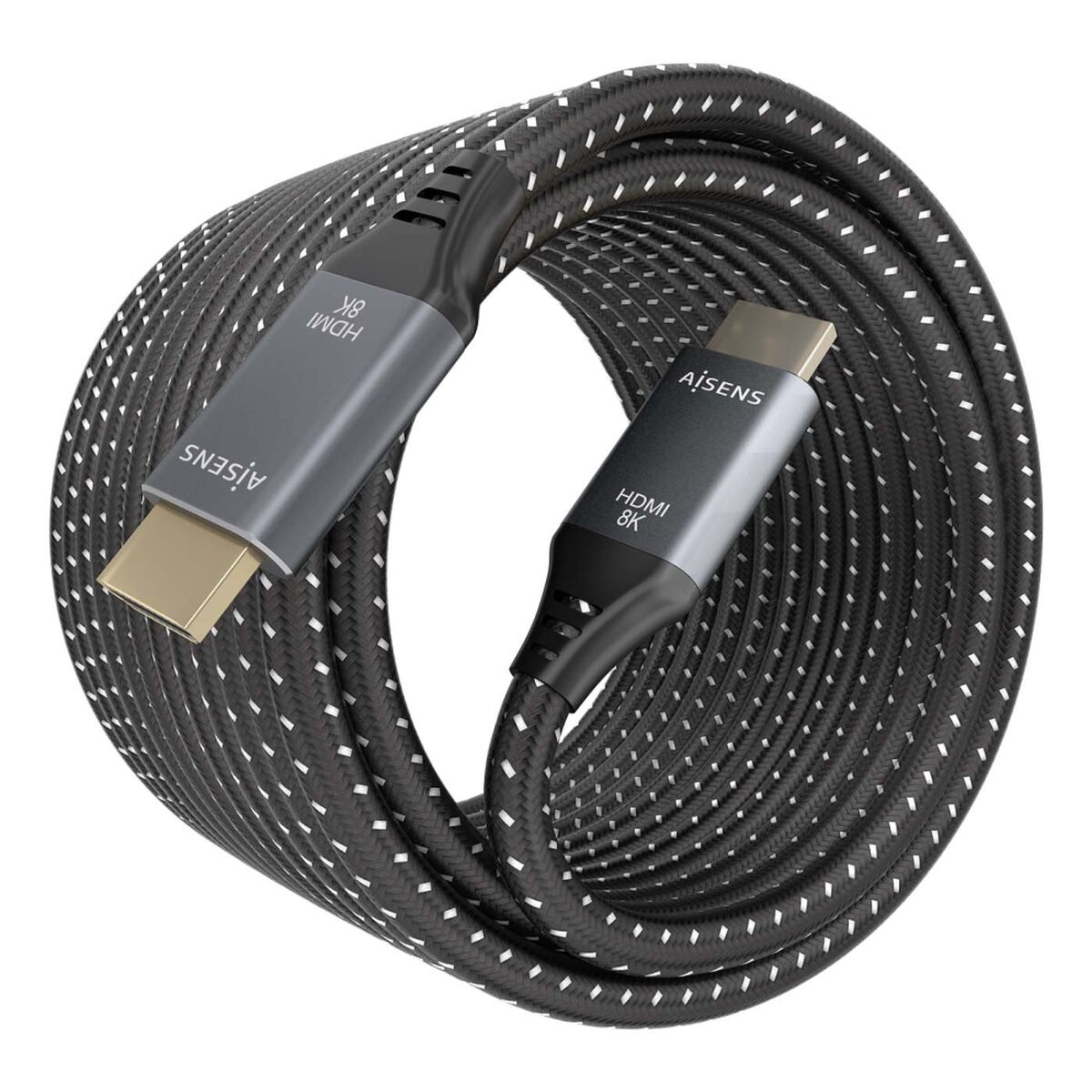 Cable HDMI Aisens A150-0878 Negro/Gris