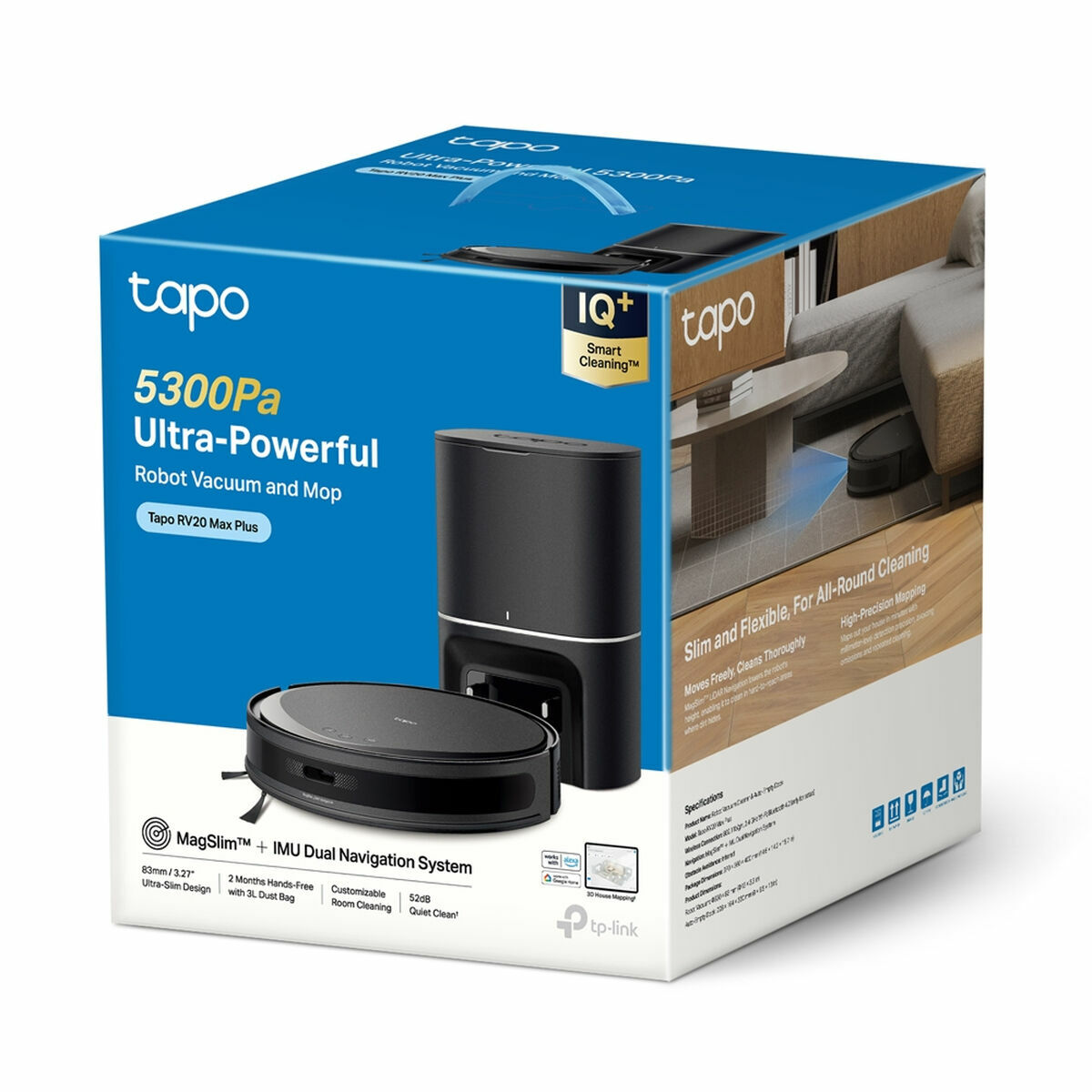 Aspirador Escoba TP-Link TAPO RV20 MAX PLUS 45 W